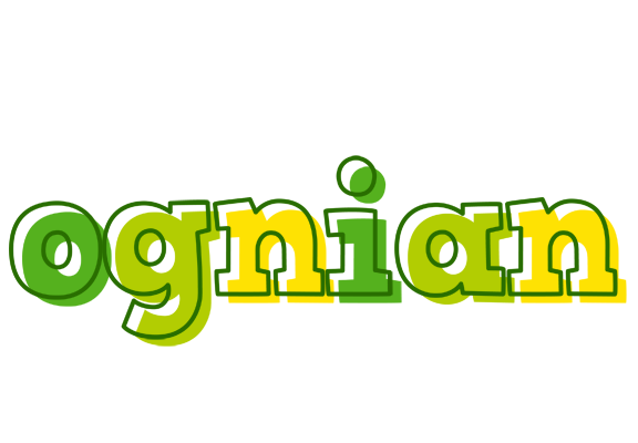 Ognian juice logo