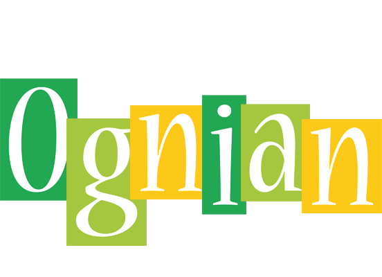 Ognian lemonade logo
