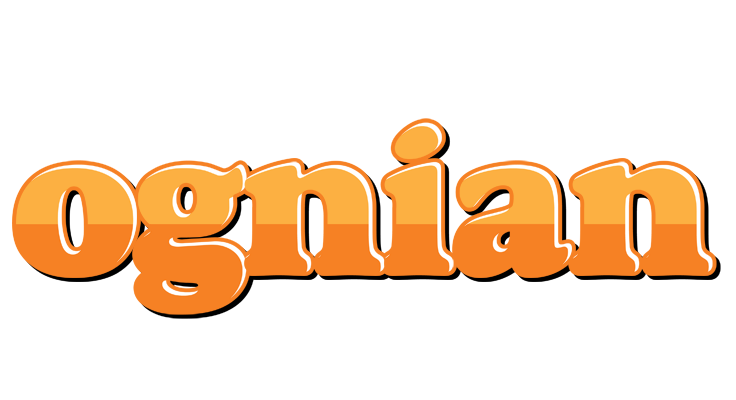 Ognian orange logo