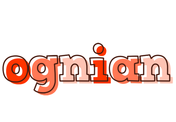 Ognian paint logo