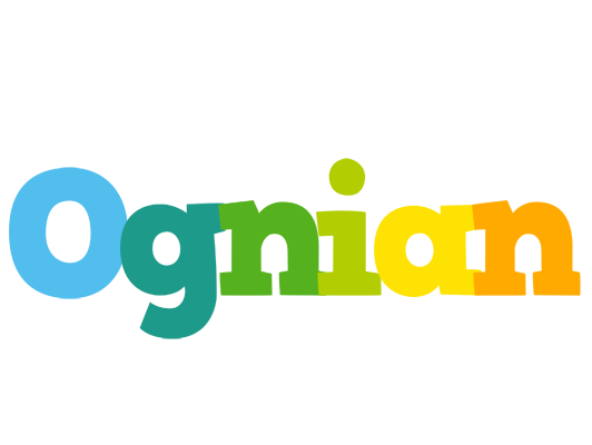 Ognian rainbows logo