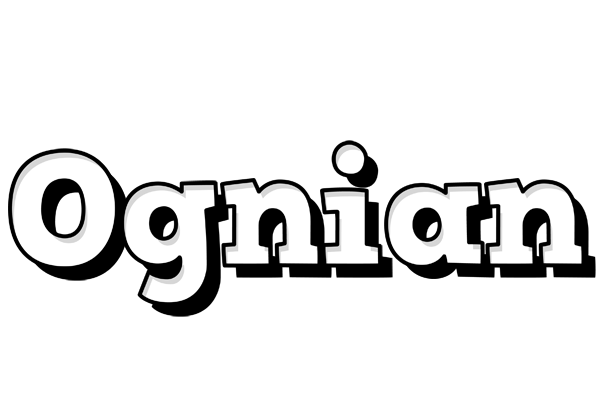 Ognian snowing logo
