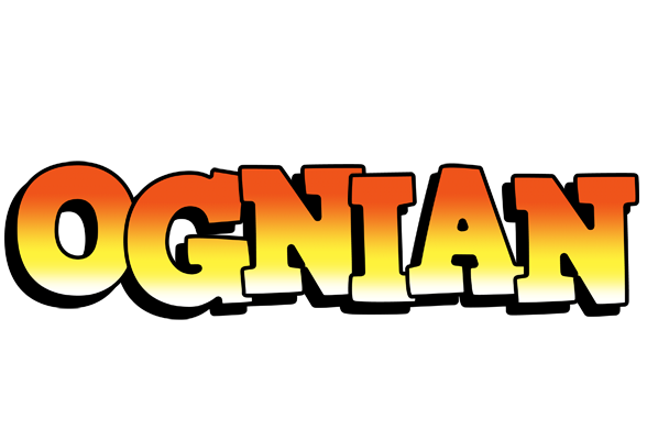 Ognian sunset logo