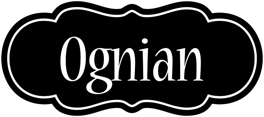 Ognian welcome logo