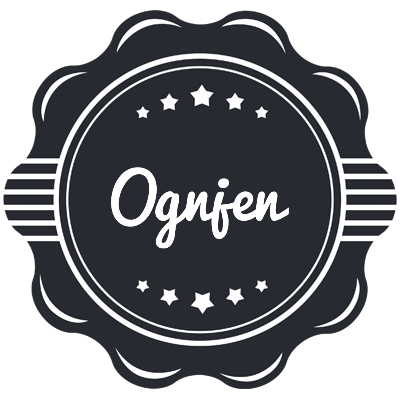 Ognjen badge logo