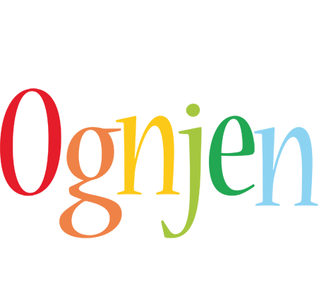 Ognjen birthday logo