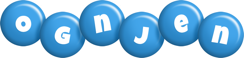 Ognjen candy-blue logo