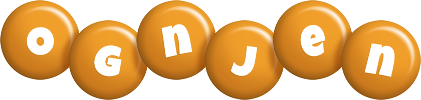 Ognjen candy-orange logo