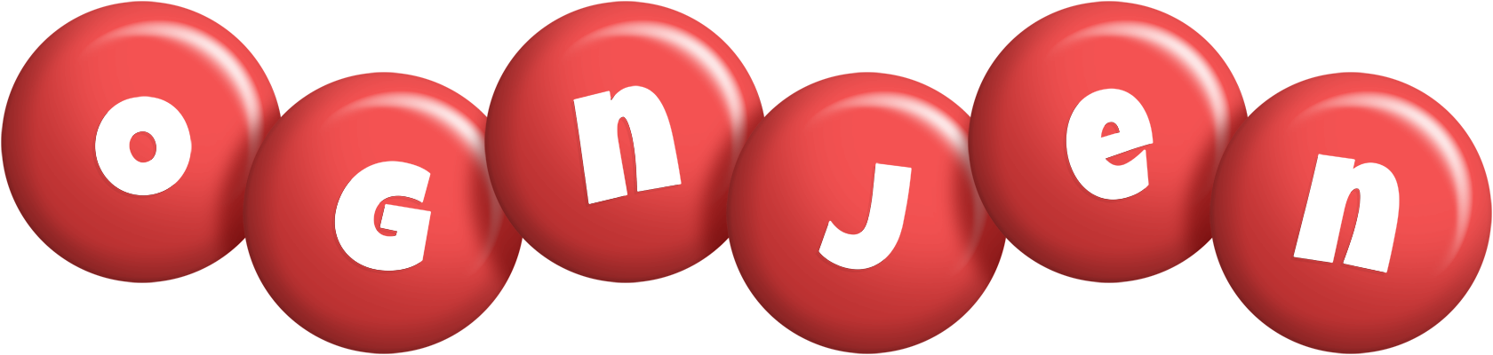 Ognjen candy-red logo