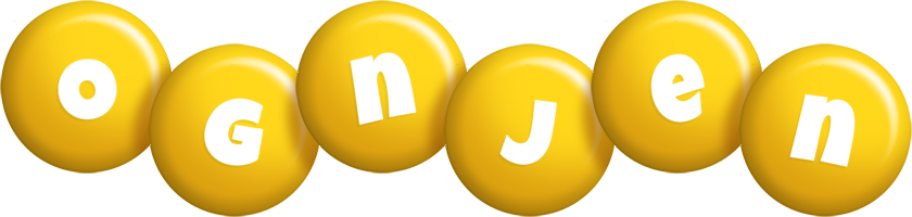 Ognjen candy-yellow logo