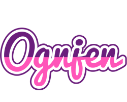 Ognjen cheerful logo