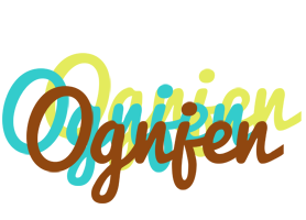 Ognjen cupcake logo