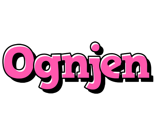 Ognjen girlish logo