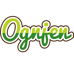 Ognjen golfing logo