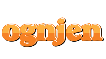 Ognjen orange logo