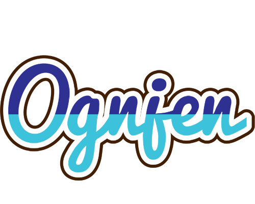 Ognjen raining logo
