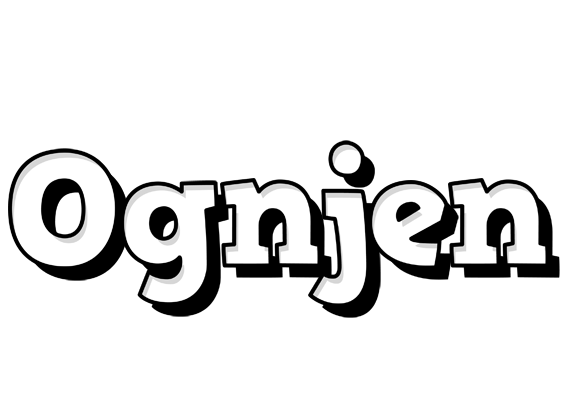 Ognjen snowing logo