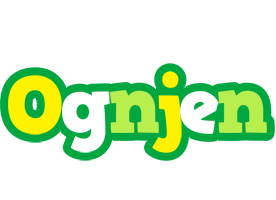 Ognjen soccer logo