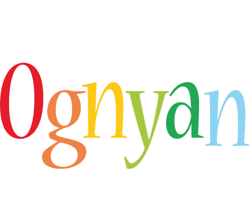 Ognyan birthday logo