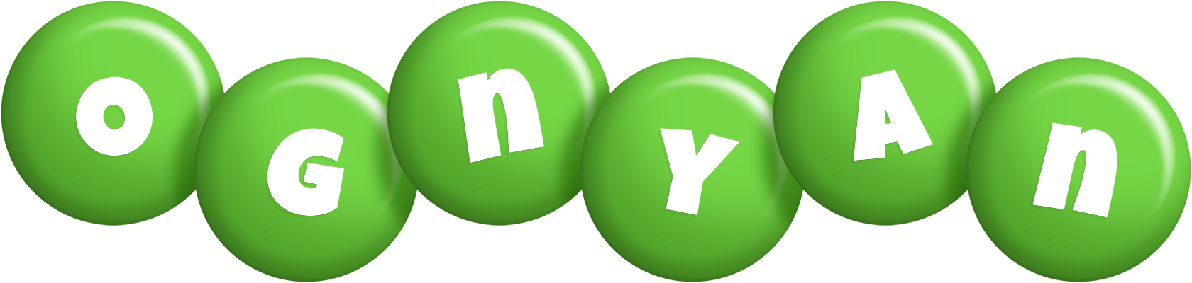 Ognyan candy-green logo