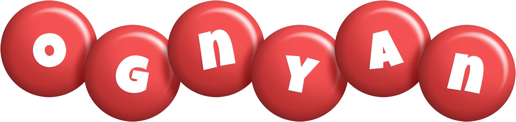 Ognyan candy-red logo
