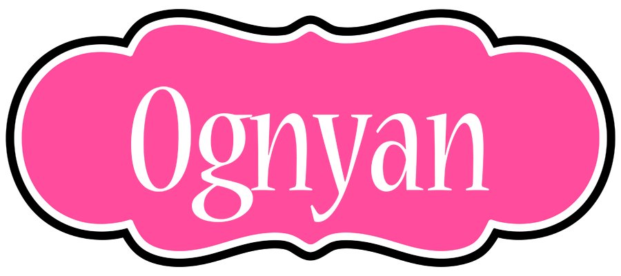 Ognyan invitation logo
