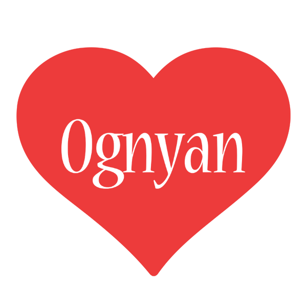 Ognyan love logo