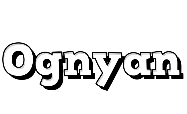 Ognyan snowing logo