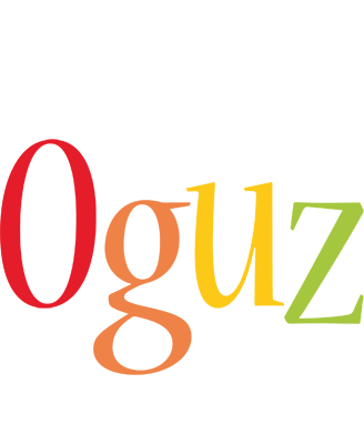 Oguz birthday logo