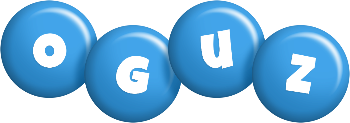 Oguz candy-blue logo