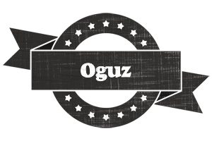 Oguz grunge logo