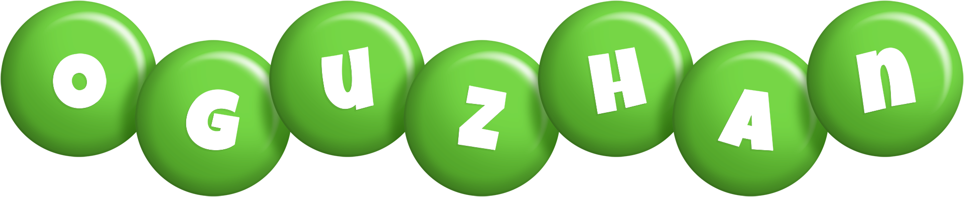 Oguzhan candy-green logo