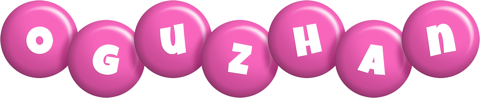 Oguzhan candy-pink logo