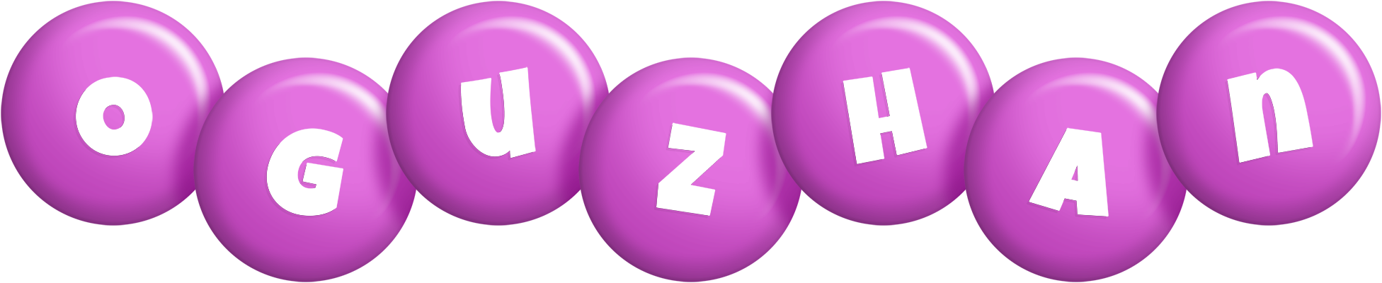 Oguzhan candy-purple logo