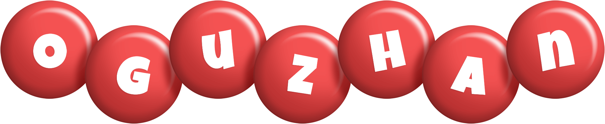 Oguzhan candy-red logo