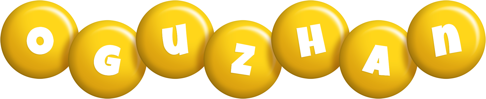 Oguzhan candy-yellow logo