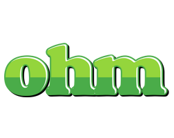 Ohm apple logo
