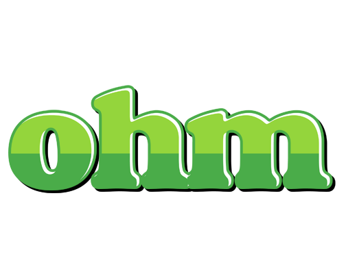 Ohm apple logo