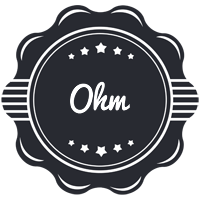 Ohm badge logo
