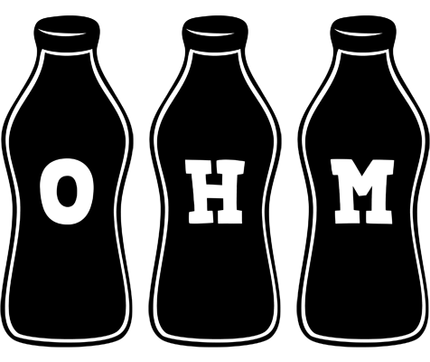 Ohm bottle logo