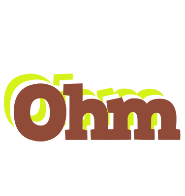 Ohm caffeebar logo