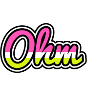 Ohm candies logo