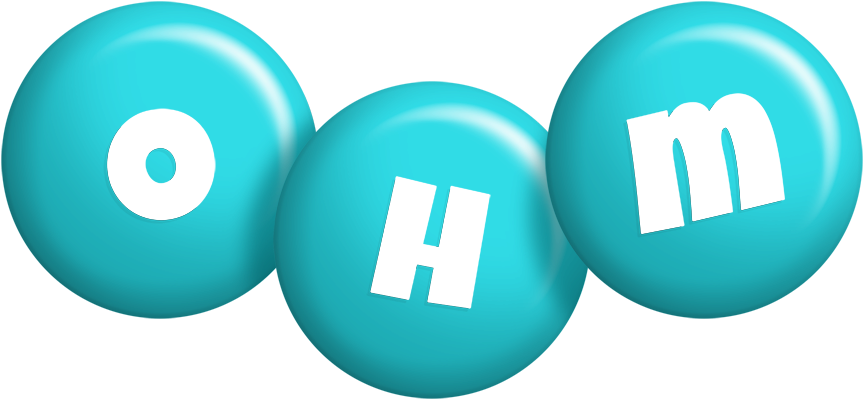 Ohm candy-azur logo