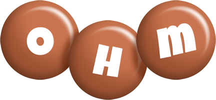Ohm candy-brown logo