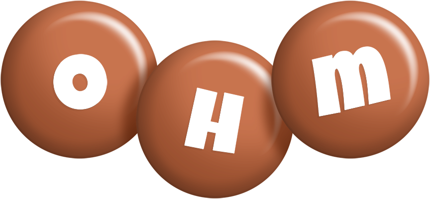 Ohm candy-brown logo