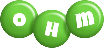 Ohm candy-green logo