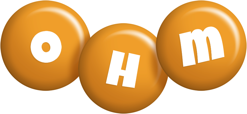 Ohm candy-orange logo