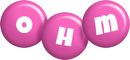 Ohm candy-pink logo
