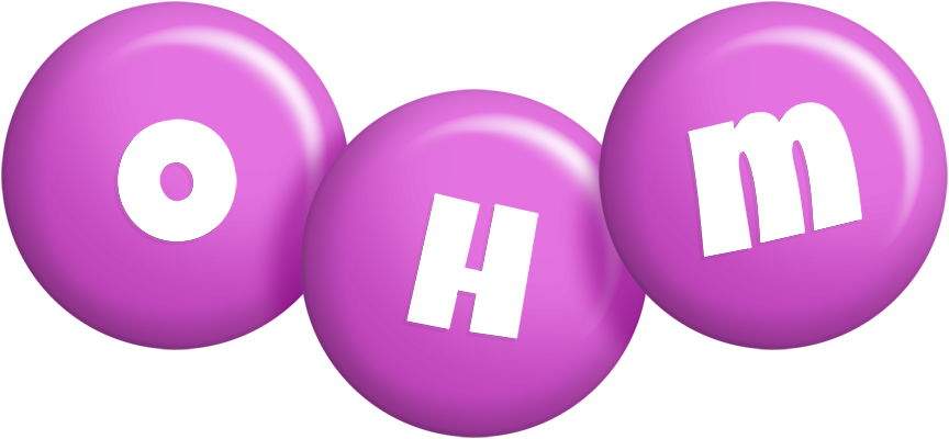 Ohm candy-purple logo