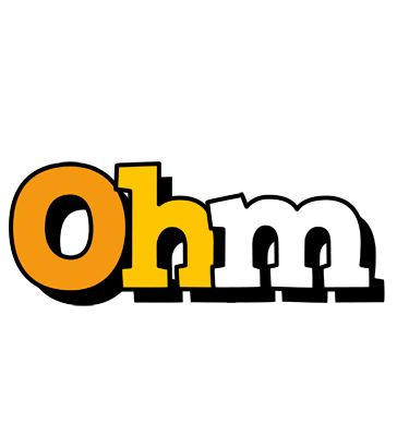 Ohm cartoon logo